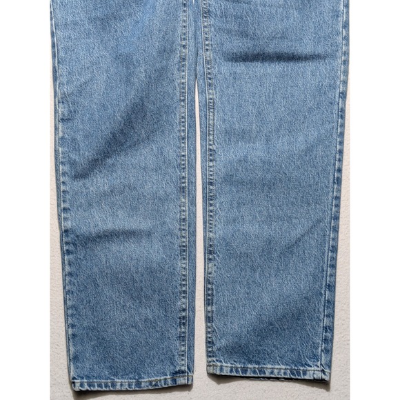 Vintage Lee‎ Jeans 34x32 Straight Leg Blue Denim USA Classic Fit - Picture 15 of 16